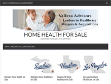 Tablet Screenshot of homehealthsellers.com